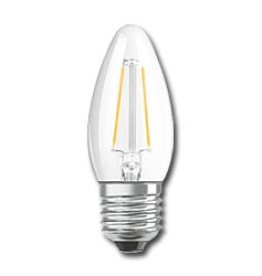 Bild für Kategorie LED-Filament Kerzenlampe E27
