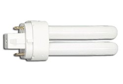 Bild von Kompaktleuchtstofflampe 2-röhrig 4-Stift / 900 Lumen / 13 W / G24q-1 Double-BIAX / 4.000K / Kaltweiß