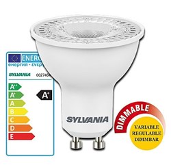Bild von Sylvania LED Reflektorlampe RefLED ES50 V3 / 610 Lumen / 7,8W / GU10 / 220-240V / 3.000K / 36° / 830 Warmweiß / dimmbar