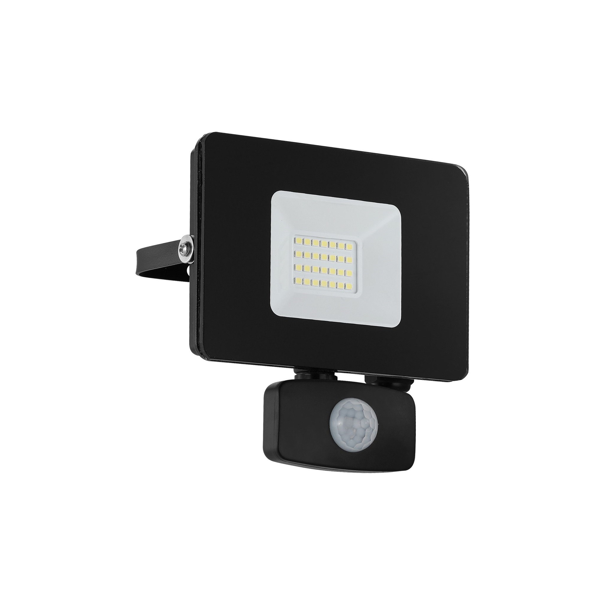 Bild von LED-Flutlichtstrahler schwarz mit Bewegungsmelder FAEDO 3 / IP44 / 1.800 lm / 20W / 230V / 5.000 K / Neutralweiß