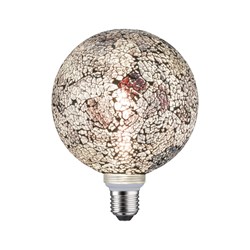 Bild von LED Globelampe G125 Miracle Mosaic schwarz / 470 Lumen / 5 W / E27 / 230V / 2.700 K / Warmweiß dimmbar