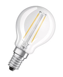 Bild von LED Filament Kugellampe PARATHOM Retrofit CLASSIC P25 / 250 Lumen / 2,5W / E14 / 220-240V / 300° / 2.700 K / 827 Warmweiß klar / A++