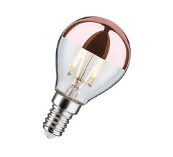 Bild von LED Kugel Kopfspiegellampe Kupfer 250 Lumen / 2,5W / E14 / 230V / 2.700K / Warmweiß