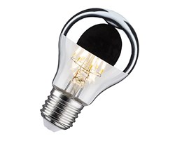 Bild von LED Filament Kopfspiegellampe AGL silber 550 Lumen / 7,5W / E27 / 230V / 2.700K / Warmweiß
