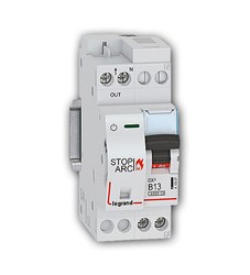 Bild von DX3 AFDD Brandschutzschalter mit LS-Schalter B13 A, 1P+NR, 6kA, 230VAC, 2TE