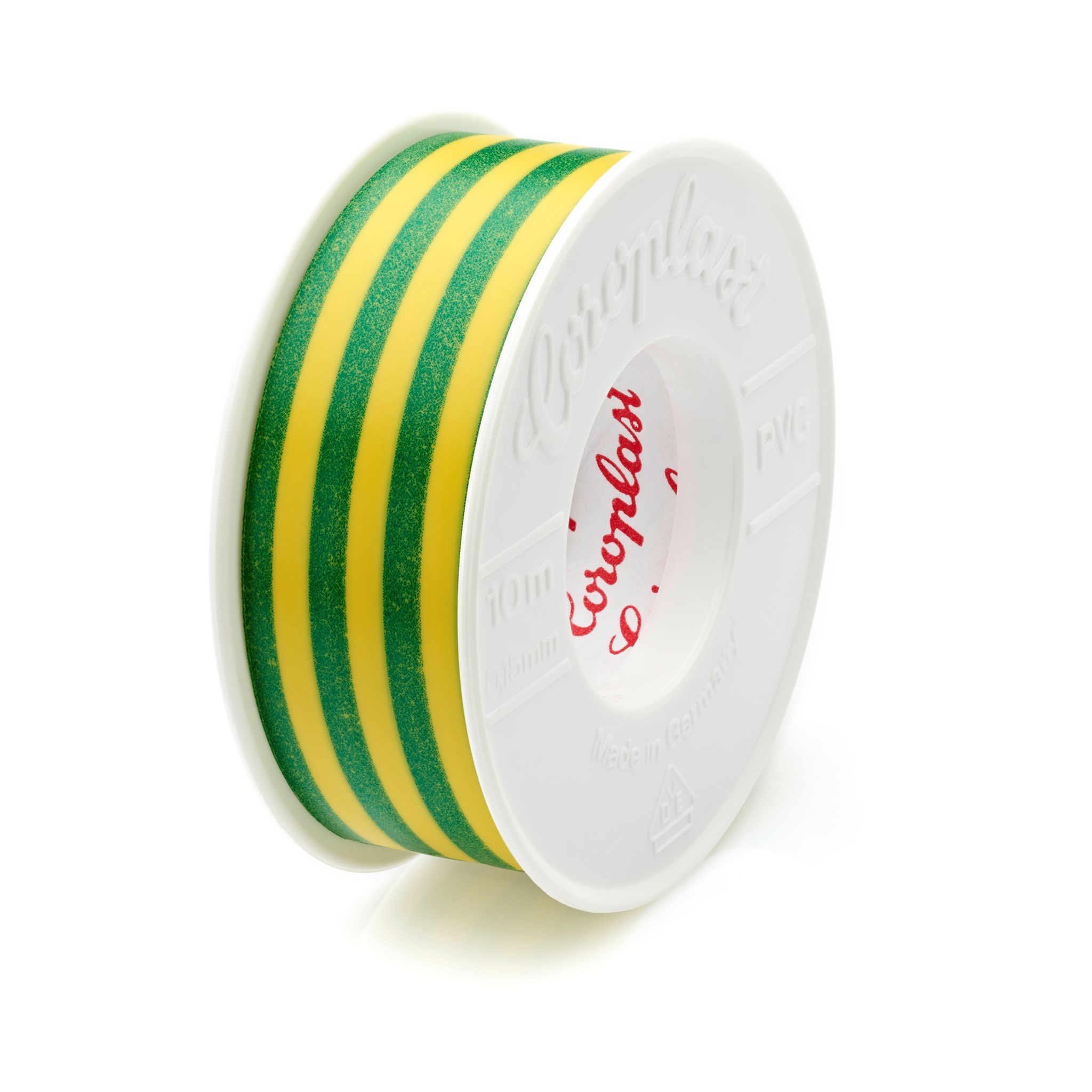 Bild von Isolierband Coroplast 302 Gelb/Grün 0,15 x 15,1mm