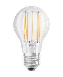 Bild von LED Filament Glühlampe A100 / 1.521 Lumen / 12W / E27 / 230V / 320° / 2.700 K / 827 Warmweiß klar / A++ / dimmbar