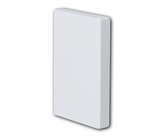 Bild von PVC-Endplatte für BRP 65 x 100 mm / verkehrsweiß