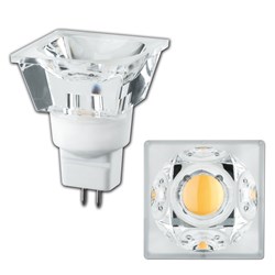Bild von LED Reflektorlampe Diamond Quadro 250 Lumen / 3W / GU5,3 / 12V / 2.700K / Warmweiß