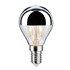 Bild von LED Filament Kugel Kopfspiegellampe silber / 220 Lumen / 2,6W / E14 / 230V / 2.700K / Warmweiß, Bild 1