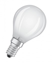 Bild von Ledvance LED Filament Kugellampe PARATHOM Retrofit CLASSIC P25 / 250 Lumen / 2,5W / E14 / 220-240V / 2.700K / 827 Warmweiß matt / A++