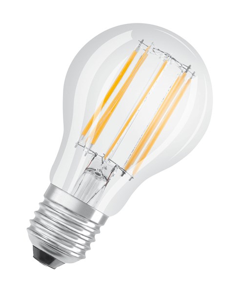 Bild von LED Filament Glühlampe PARATHOM Retrofit CLASSIC A100 / 1.521 Lumen / 10W / E27 / 220-240V / 300° / 2.700 K / 827 Warmweiß klar / A++