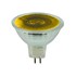 Bild von Color Kaltlichtspiegel Reflektorlampe MR16 / 50 W / GU5,3 / 12V / 36° / UV-Stopp / Gelb, Bild 1