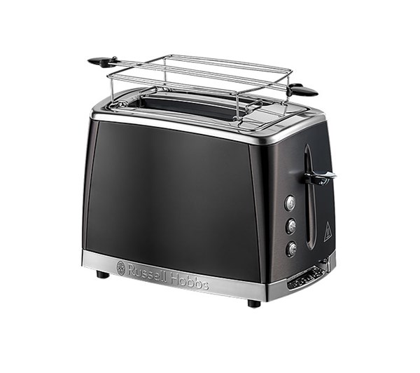Bild von Matte Black Toaster / 2 extra breite Toastschlitze / 1.550 W