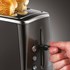 Bild von Matte Black Toaster / 2 extra breite Toastschlitze / 1.550 W, Bild 3