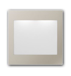 Bild von Jung LED-Lichtsignal weiße und blaue LEDs für Anzeige - Metallausführung