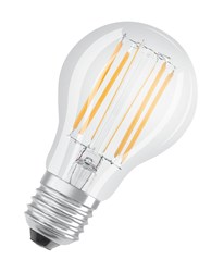 Bild von LED Filament Glühlampe PARATHOM Retrofit CLASSIC A DIM 75 / 1.055 Lumen / 9W / E27 / 220-240V / 320° / 2.700 K / 827 Warmweiß klar / A++ / dimmbar
