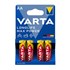 Bild von Varta Longlife Max Power Alkaline AA Mignon 1,5V / MN1500 / LR6 - 4er Blister / V4706, Bild 1
