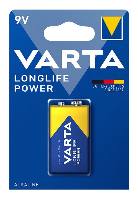 Bild von Varta Longlife Power Alkaline E-Block 9V - 1er Blister / V4922
