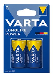 Bild von Varta Longlife Power Baby Alkaline 1,5V - 2er Blister / V4914