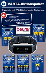 Bild von VARTA Paket Longlife Power + 1 x Beurer Handgelenk-Pulsmesser GRATIS