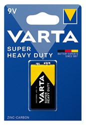Bild von  Varta Super Heavy Duty Zink-Carbon E-Block 1XE / 9V / 1er Blister / V2022