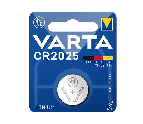 Bild von Varta Professional Electronics Knopfzelle Lithium / 3,0 V / 165 mAh / 2025 / CR2025 - 1er Blister