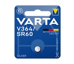 Bild von Varta Professional Electronics Silberoxid Uhrenbatterie V364 / 1,55V / 20mAh / 1er Blister