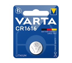 Bild von Varta Electronics Professional Knopfzelle Lithium 3,0 V / 55 mAh / 1616 / CR1616 - 1er Blister