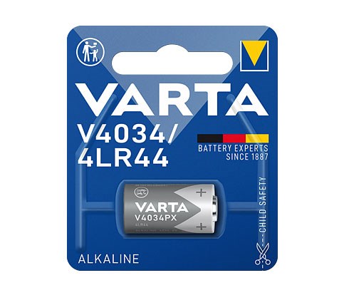 Bild von Varta Electronics Alkaline Fotobatterie 6V / 4034 / V4034PX / V4034 - 1er Blister