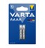 Bild von Varta Alkaline Professional Electronics Mini Spezial Batterie LR8D425 Mini / AAAA / 1,5V / 620 mAh / 2er Blister, Bild 1