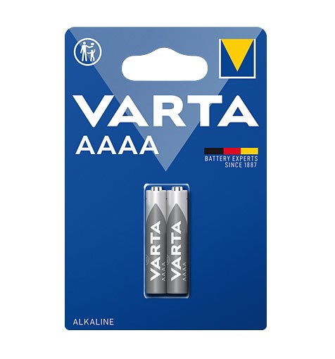 Bild von Varta Alkaline Professional Electronics Mini Spezial Batterie Mini / 1,5V / 620 mAh / LR8D425 / LR61 / AAAA - 2er Blister