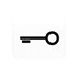 Bild von Jung Symbol Tür für Abdeckungen Wippe und Taster alpinweiß, Bild 1