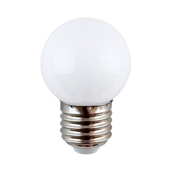 Bild von LED Kugellampe 50 Lumen / 0,8 W / E27 / 220-240V / 3.000 K /  Warmweiß opal