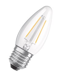 Bild von LED Filament Kerzenlampe PARATHOM Retrofit CLASSIC B DIM 40 CL / 470 Lumen / 4,8W / E27 / 220-240V / 300° / 2.700 K / 827 Warmweiß klar / dimmbar
