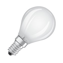 Bild von LED Filament Kugellampe Parathom Retrofit Classic P40 / 470 Lumen / 4W / E14 / 220-240V / 2.700K / 827 Warmweiß matt
