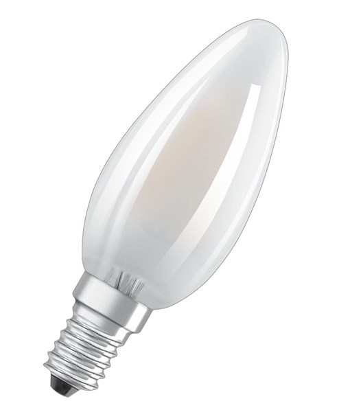 Bild von LED Filament Kerzenlampe PARATHOM Retrofit CLASSIC B 40 / 470 Lumen / 4W / E14 / 220-240V / 300° / 2.700 K / 827 Warmweiß matt
