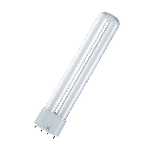 Bild von Lumilux Kompakt-Leuchtstofflampe 4-Stift / 1.620 Lumen / 24 W / 2G11 / 87V / 4.000K / 840 Kaltweiß / dimmbar