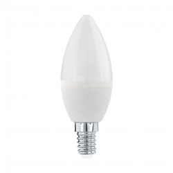 Bild von LED-Kerzenlampe C37 / 470 Lumen / 5 W / E14 / 220-240V / 3.000K / Warmweiß opal