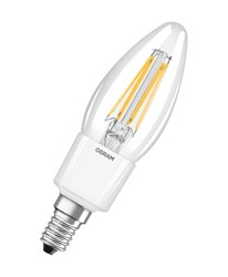 Bild von LED Filament Kerzenlampe B60 / 806 Lumen / 5,5W / E14 / 220-240V / 300° / 2.700 K / 827 Warmweiß klar 