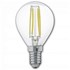 Bild von LED Filament Kugellampe P45 / 350 Lumen / 4W / E14 / 220-240 / 2.700K / 827 Warmweiß klar, Bild 1