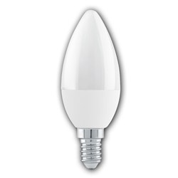 Bild von LED Kerzenlampe C37 / 470 Lumen / 4,9 W / E14 / 220-240V / 3.000 K / Warmweiß mit Stufendimmer