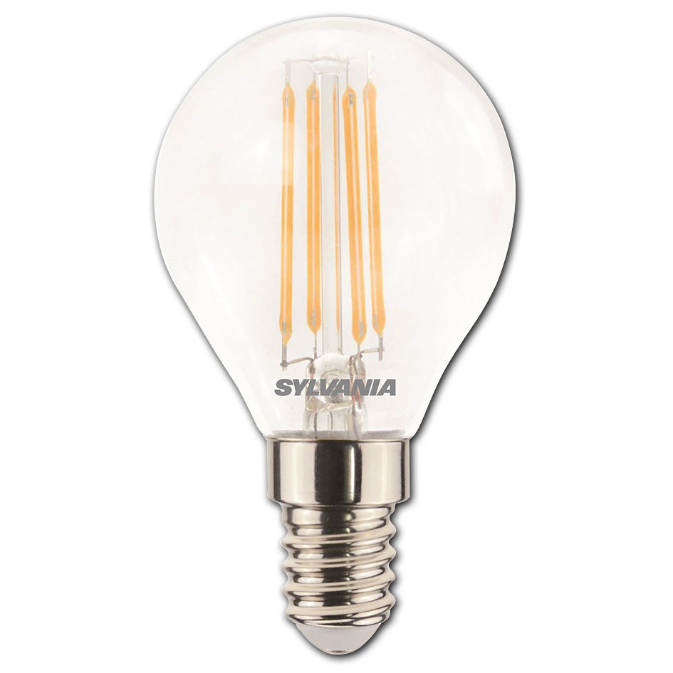 Bild von ToLEDo Retro LED Filament Kugellampe 470 Lumen / 4,5 W / E14 / 230V / 2.700 K / 827 Warmweiß klar