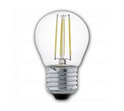 Bild von LED Filament Kugellampe G45 / 350 Lumen / 4W / E27 / 220-240V / 2.700K / 827 Warmweiß klar