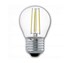 Bild von LED Filament Kugellampe G45 / 350 Lumen / 4W / E27 / 220-240V / 2.700K / 827 Warmweiß klar, Bild 1