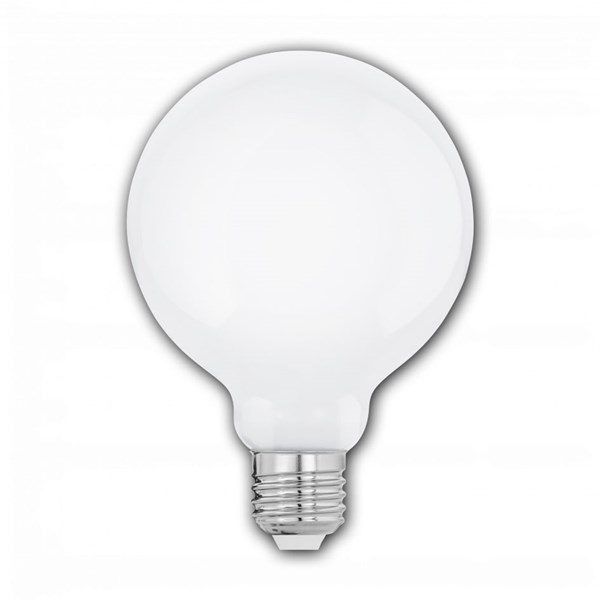 Bild von LED Filament Globelampe G95 / 806 Lumen / 7W / E27 / 360° / 220-240V / 2.700K / Warmweiß opal