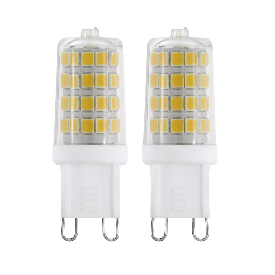 Bild von 2er-Packung LED-Stiftsockellampen G9 / 320 Lumen / 3 W / G9 / 220-240V / 330° / 3.000K / 830 ww klar