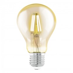 Bild von LED Filament Glühlampe Vintage Amber A75 / 350 Lumen / 4W / E27 / 220-240 V / 2.200 K / Warmweiß