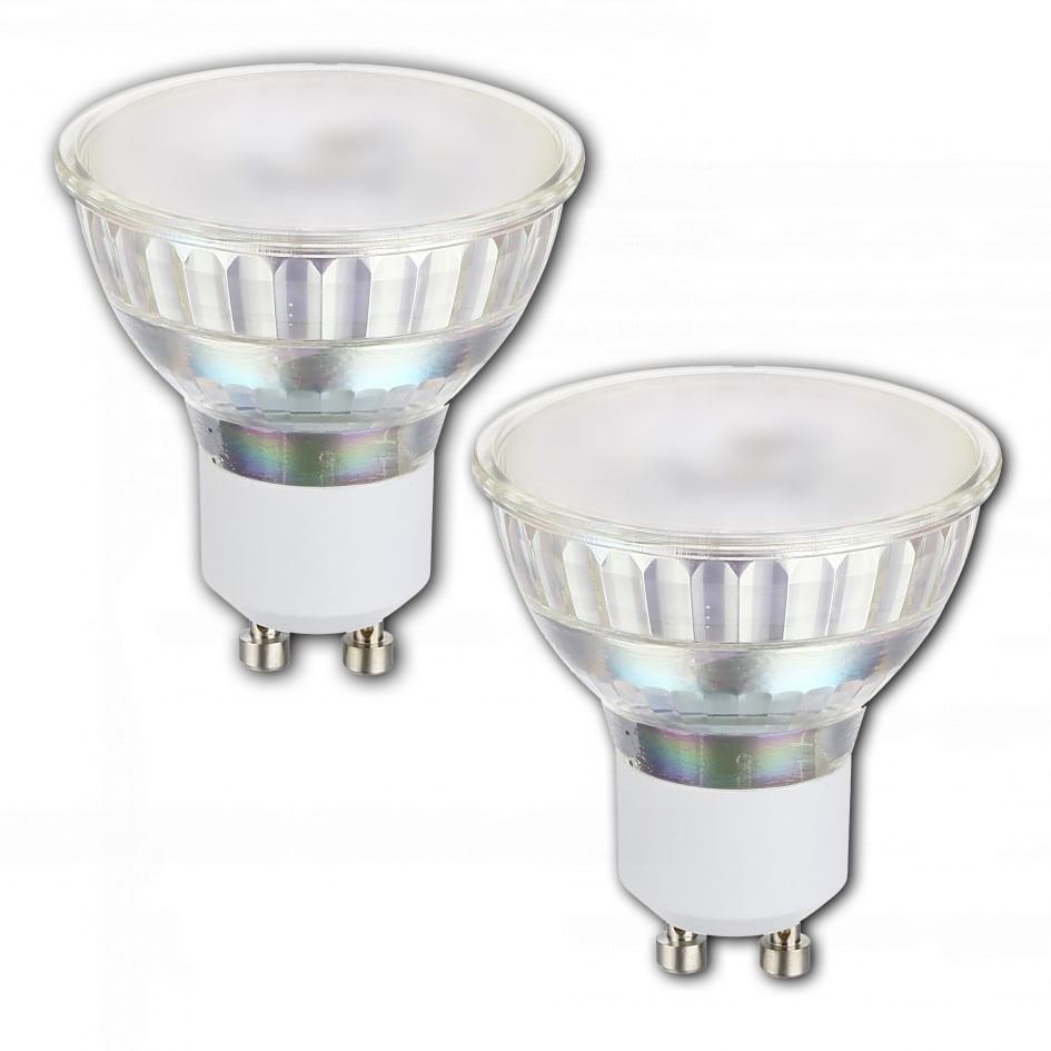 Bild von 2er Packung LED Reflektorlampen / 400 Lumen / 2,9W / GU10 / SMD / 220-240V / 4.000 K / Neutralweiß