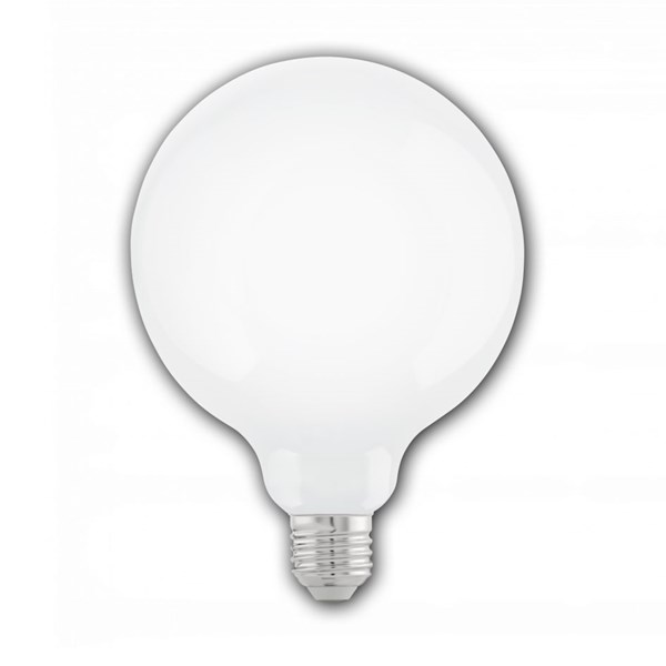 Bild von LED-Filament Globelampe G125 / 806 Lumen / 7,5W / E27 / 220-240V / 2.700 K / Warmweiß opal / dimmbar
